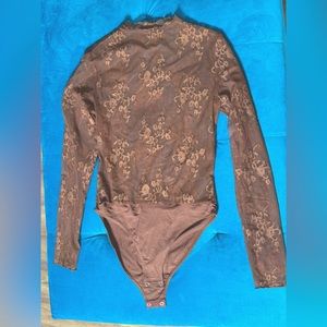Forever 21 Sheer lace bodysuit